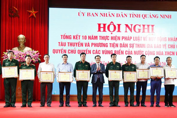 Quảng Ninh: Tổng kết 10 năm thực hiện pháp luật huy động nhân lực, tàu thuyền, phương tiện bảo vệ chủ quyền vùng biển