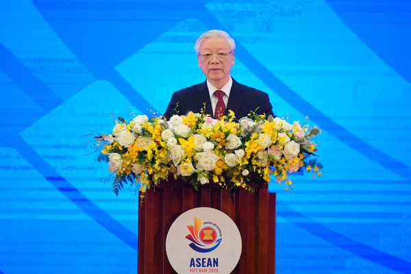 Tổng Bí thư, Chủ tịch nước Nguyễn Phú Trọng: Định vị chỗ đứng phù hợp cho ASEAN hậu COVID-19 là vấn đề lớn