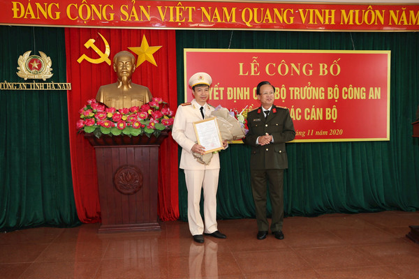 Hà Nam có tân phó Giám đốc Công an tỉnh
