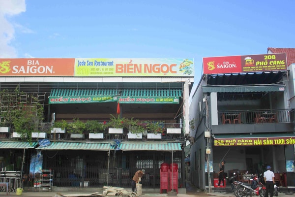 Bình Định: Nhà hàng Biển Ngọc bất ngờ mọc lên trong dự án thông tuyến đường Lê Hồng Phong 