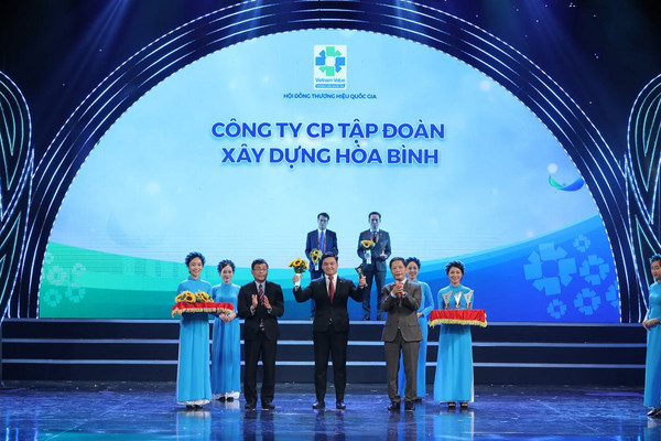 Tập đoàn Xây dựng Hòa Bình 7 lần liên tiếp đạt Thương hiệu Quốc gia Việt Nam