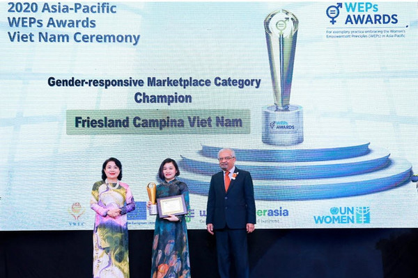 FrieslandCampina Việt Nam tự hào nhận Giải thưởng Nguyên tắc trao quyền cho Phụ nữ