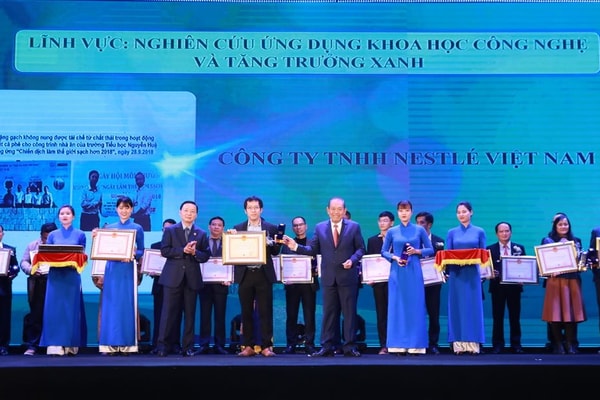 Nestlé Việt Nam vinh dự nhận Giải thưởng Môi trường Việt Nam