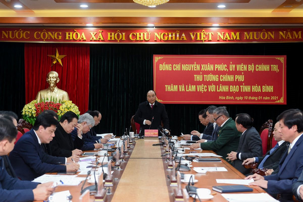 Thủ tướng gợi mở hướng phát triển cho tỉnh Hòa Bình