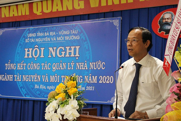 Sở TN&MT tỉnh Bà Rịa - Vũng Tàu triển khai nhiệm vụ năm 2021