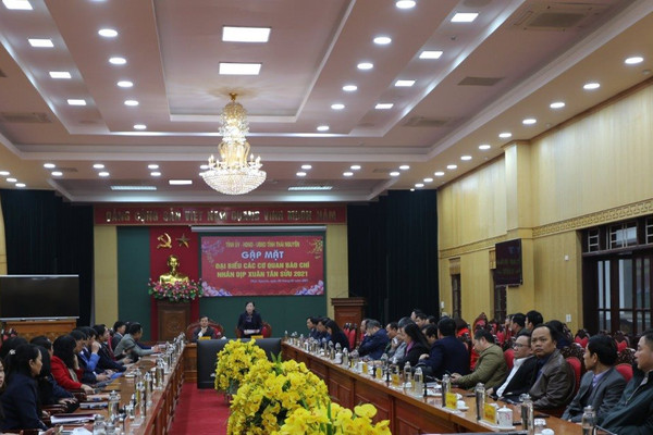 Thái Nguyên gặp mặt các cơ quan báo chí trên địa bàn tỉnh nhân dịp đón Xuân Tân Sửu 2021