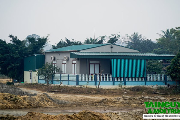 Nga Sơn (Thanh Hóa): Công ty Tuấn Thơ xây dựng nhà trái phép vi phạm hành lang thoát lũ