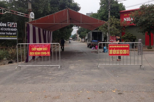 Hải Dương: Cách ly y tế một phần khu dân cư ở huyện Bình Giang