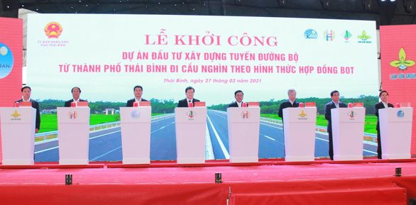 Thái Bình: Hợp long cầu Trà Lý và khởi công tuyến đường bộ hơn 2.500 tỷ đồng