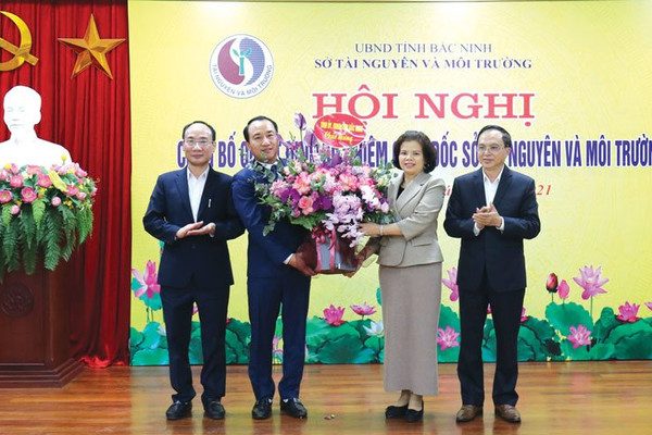 Bắc Ninh: Trao Quyết định bổ nhiệm Giám đốc Sở Tài nguyên và Môi trường
