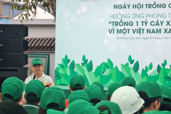 Ngày hội trồng cây Nam Cầu Kiền: Lan tỏa Thông điệp Xanh