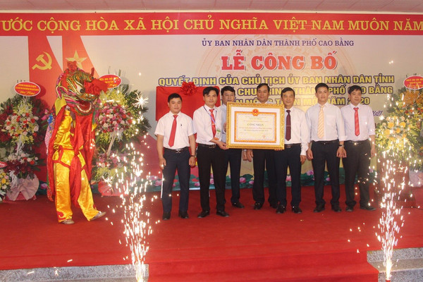 TP Cao Bằng: Lễ công bố xã Chu Trinh đạt chuẩn Nông thôn mới