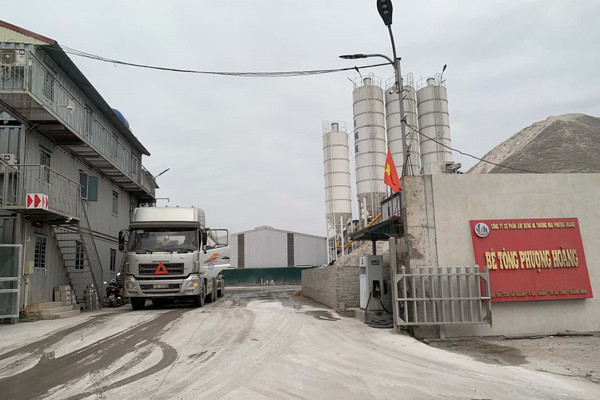 Quảng Ninh: Trạm trộn bê tông của Công ty CP Xây dựng và Thương mại Phượng Hoàng hoạt động trái phép gây ô nhiễm