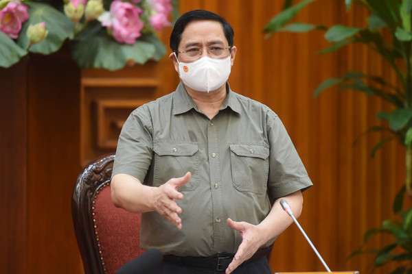 Thủ tướng Phạm Minh Chính nhắc nhở, chấn chỉnh nghiêm khắc các địa phương chưa làm tốt phòng chống dịch