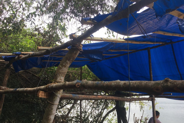 Bình Định: Lâm tặc tấn công cán bộ quản lý rừng và đốt lán trại