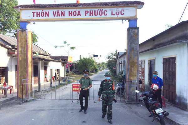Cận cảnh 2 thôn ở xã Lộc Tiến (Thừa Thiên Huế) bị phong tỏa sau ca mắc COVID - 19