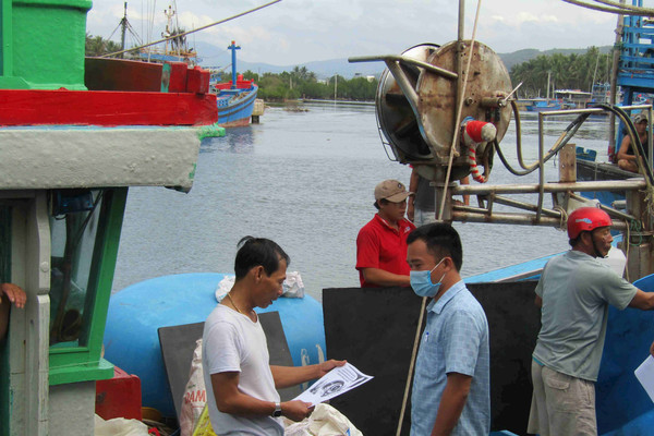 Bình Định: Ngư dân Hoài Nhơn đánh bắt xa bờ trở về kịp ngày bầu cử 