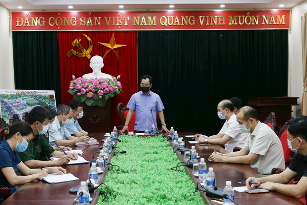 Thái Nguyên: Chủ tịch UBND tỉnh họp khẩn với huyện Phú Bình về công tác phòng, chống dịch COVID-19