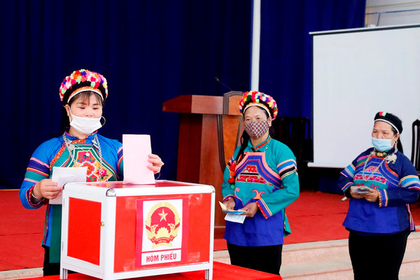99,56% cử tri Lào Cai đi bầu cử đại biểu Quốc hội khóa XV và đại biểu HĐND các cấp