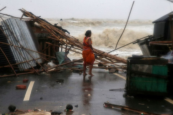 Hơn 50.000 người mất nhà cửa ở miền Đông Ấn Độ do bão Yaas