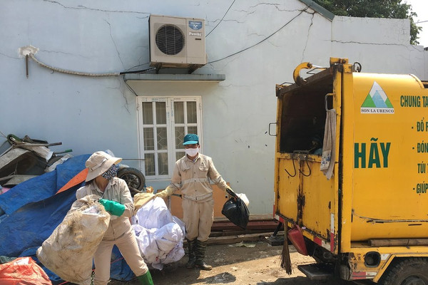 Sơn La: Nỗ lực mở rộng địa bàn thu gom rác thải gắn với phòng chống dịch Covid-19