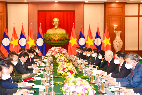 Mối quan hệ hữu nghị vĩ đại Việt Nam-Lào là tài sản chung vô giá của hai dân tộc