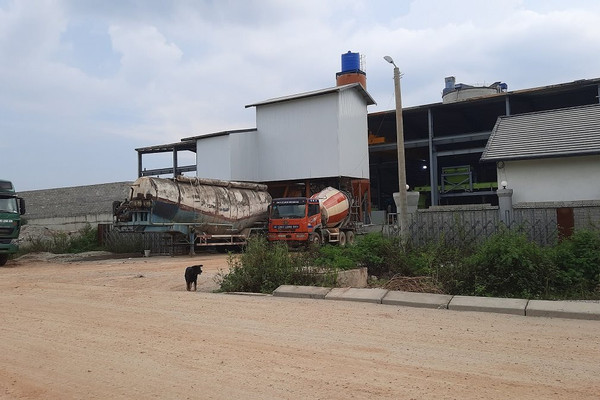 Ngang nhiên xây dựng nhà máy, Công ty CP Bê tông Lạng Sơn bị xử phạt 75 triệu đồng