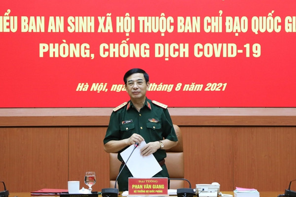 Đại tướng Phan Văn Giang chủ trì Hội nghị Tiểu ban An sinh xã hội