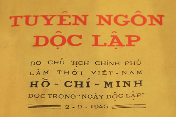 Tuyên ngôn Độc lập - Tinh thần, khát vọng và văn minh Việt