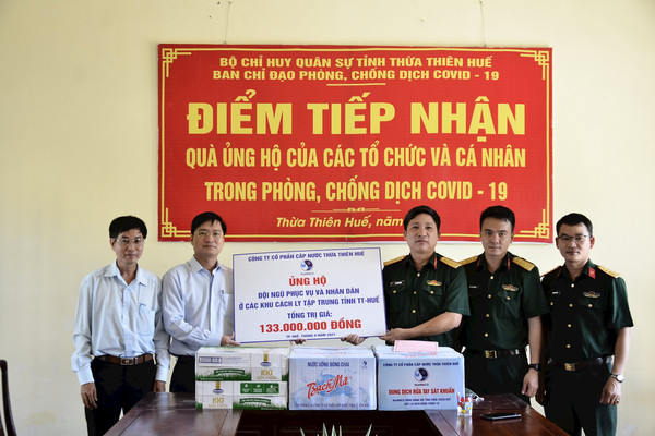 Thừa Thiên Huế: Nhiều doanh nghiệp chung tay hỗ trợ phòng, chống dịch COVID – 19
