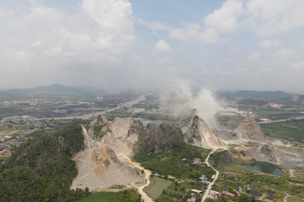 Hải Phòng: Một công nhân công ty Phúc Sơn tử nạn tại mỏ khai thác đá