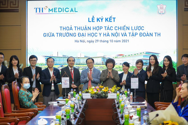Tập đoàn TH hợp tác với Đại học Y Hà Nội  nghiên cứu, ứng dụng công nghệ tế bào, sản phẩm sinh học