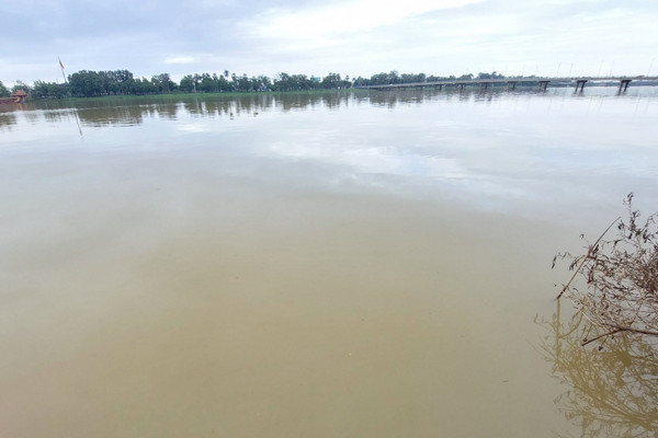 TP. Huế: Nước sông Hương đổi màu bất thường