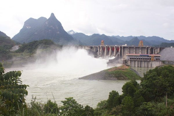 Từ 15h ngày 3/11, Thủy điện Tuyên Quang mở cửa xả sâu điều tiết lũ
