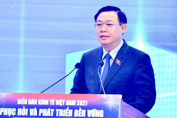 Khai mạc ''Diễn đàn Kinh tế Việt Nam 2021: Phục hồi và Phát triển bền vững''