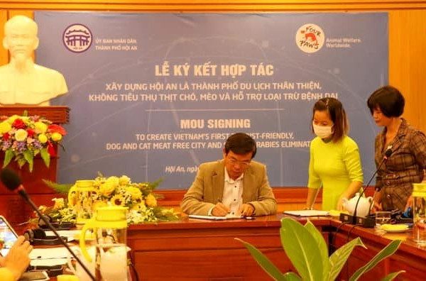 TP Hội An - Địa phương đầu tiên ở Việt Nam cam kết không tiêu thụ thịt chó, mèo