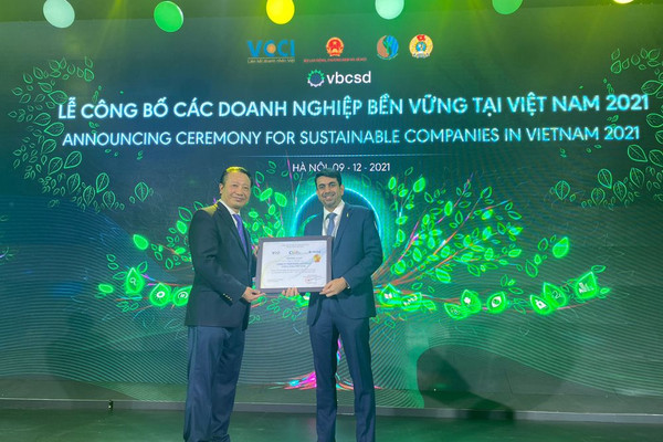 Coca-Cola được vinh danh trong Top 3 Doanh nghiệp bền vững tại Việt Nam