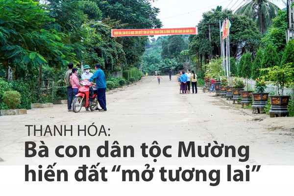 Infographic - Thanh Hóa: Bà con dân tộc Mường hiến đất “mở tương lai”