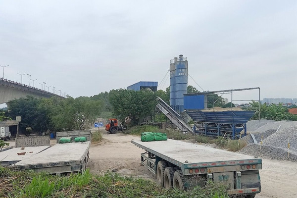 Gia Lâm - Hà Nội: Biến tướng dự án nông nghiệp sinh thái thành trạm trộn bê tông 