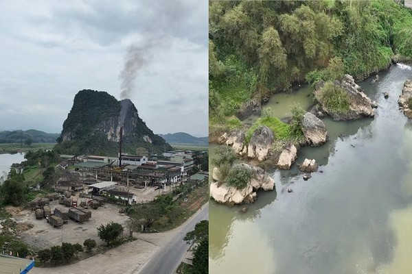 Công ty CP mía đường Sông Lam (Nghệ An): Ngang nhiên xả thải đen ngòm ra sông Lam?