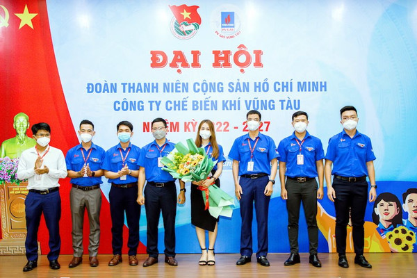 Đại hội Đoàn TNCS Hồ Chí Minh Công ty Chế biến Khí Vũng Tàu lần thứ IV, nhiệm kỳ 2022 - 2027