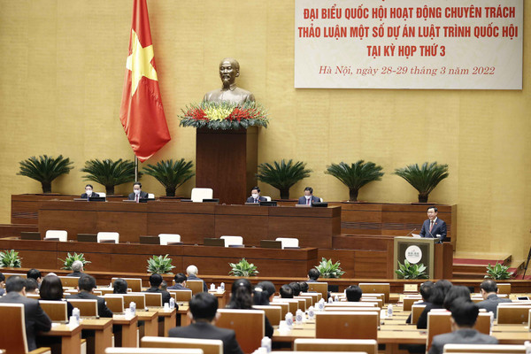 Chủ tịch Quốc hội Vương Đình Huệ: Hạn chế tối đa tình trạng 'luật khung, luật ống'
