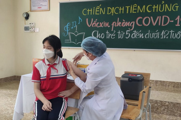 Phát động chiến dịch tiêm chủng vắc xin phòng Covid-19 cho trẻ từ 5 đến dưới 12 tuổi tại Quảng Ninh