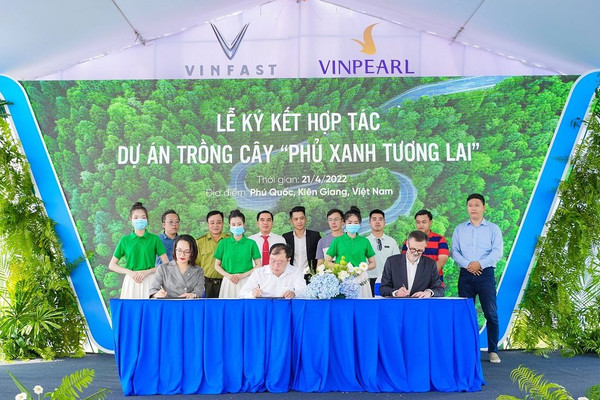 VinFast khởi động dự án trồng rừng ''Phủ xanh Tương lai''