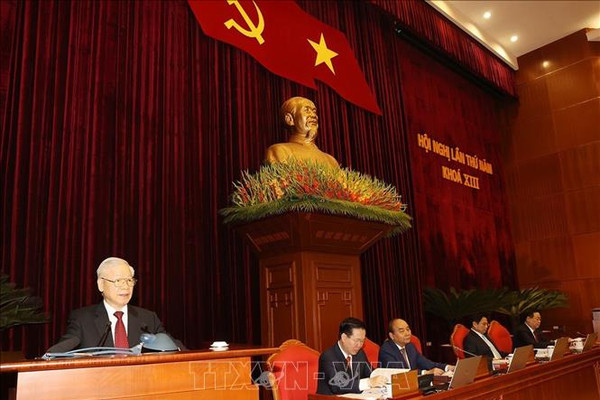 Tổng Bí thư phát biểu khai mạc Hội nghị lần thứ năm Ban Chấp hành Trung ương Đảng khóa XIII