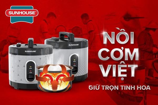 SUNHOUSE ra mắt 2 mẫu nồi cơm điện dành riêng cho người Việt