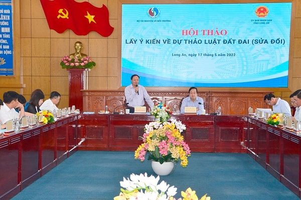 Bộ TN&MT lấy ý kiến 10 tỉnh, thành phía Nam về dự thảo Luật Đất đai (sửa đổi)