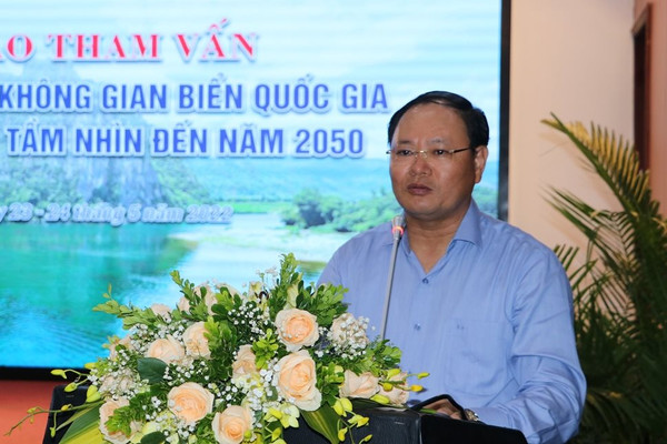 Thứ trưởng Lê Minh Ngân: Dự thảo quy hoạch không gian biển quốc gia phải tạo được sự đồng thuận cao trong toàn xã hội