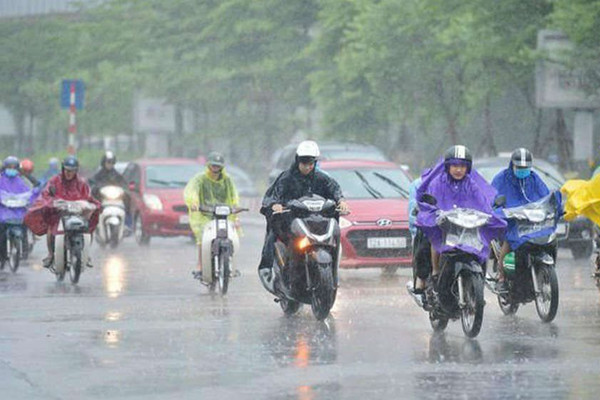 Dự báo ngày 14/6, Hà Nội có mưa vừa, mưa to và dông