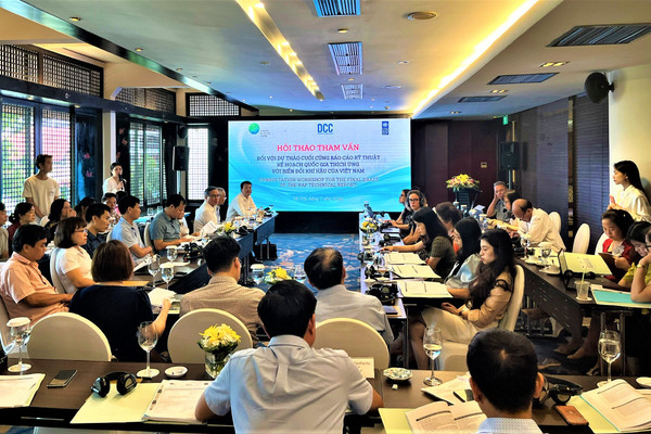 Hoàn thiện báo cáo về nỗ lực thích ứng biến đổi khí hậu của Việt Nam